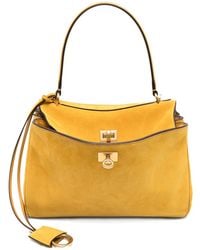 Balenciaga - Small Rodeo Suede Tote Bag - Lyst