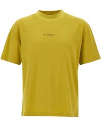C.P. Company - Logo-Print Short-Sleeve T-Shirt - Lyst