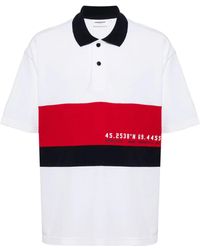 Chocoolate - Polo con panel a rayas - Lyst