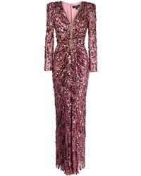 Jenny Packham - Gazelle Sequin-embellished Gown - Lyst