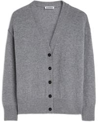 Jil Sander - V-Neck Cashmere Cardigan - Lyst