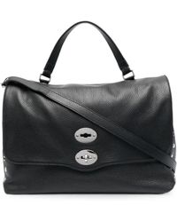 Zanellato - Postina Stud-Embellished Leather Shoulder Bag - Lyst