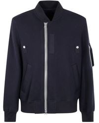 Sacai - Zip-Fastening Pocket Bomber Jacket - Lyst