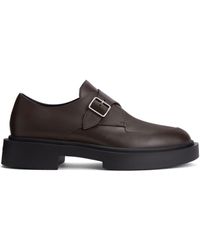 Giuseppe Zanotti - Adric Leather Monk Shoes - Lyst