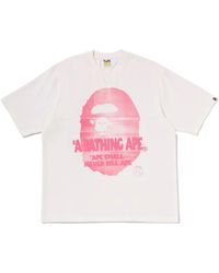 A Bathing Ape - Spray Ape Head Relaxed-Fit T-Shirt - Lyst