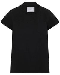 Sacai - Pleated-Back Pocket T-Shirt - Lyst