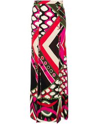 Emilio Pucci - Falda larga con estampado Vivara - Lyst