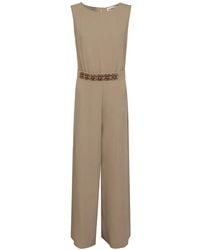 P.A.R.O.S.H. - Panty Floral-Embellished Jumpsuit - Lyst