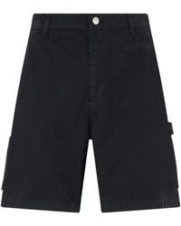 Moschino - Short Cargo À Logo Brodé - Lyst