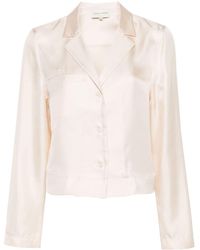 Loulou Studio - Aloma Silk Cropped Shirt - Lyst