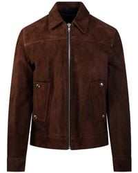 Department 5 - Suede Panelled Jacket - Lyst
