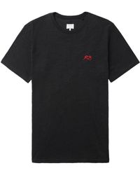 Rag & Bone - Logo-embroidered Cotton T-shirt - Lyst