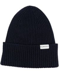 Woolrich - Berretto A Coste Con Logo - Lyst