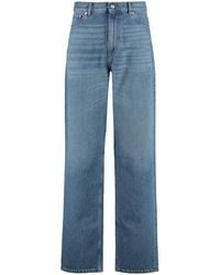 Valentino Garavani - High-Rise Wide-Leg Jeans - Lyst