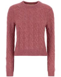 MICHAEL Michael Kors - Alpaca Cable Crew Swtr - Lyst