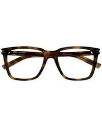 Saint Laurent - Square-Frame Glasses - Lyst