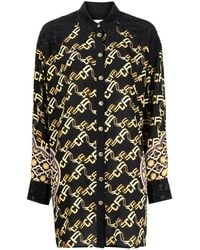 CAMILLA - Graphic-Print Silk Shirt - Lyst
