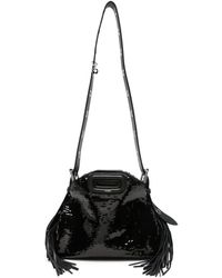 Maje - Mini Sac Porté Épaule Miss M À Ornements En Sequins Et Franges - Lyst