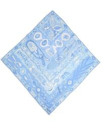 PUCCI - Angoli-Print Silk Scarf - Lyst