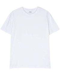 Aspesi - T-Shirt mit gummiertem Logo - Lyst