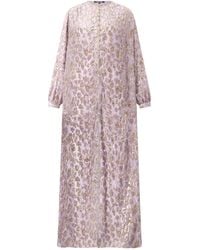 Roberto Cavalli - Maxikleid mit Jaguar Skin-Print - Lyst