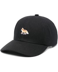 Maison Kitsuné - Baseballkappe Mit Baby Fox-Patch - Lyst