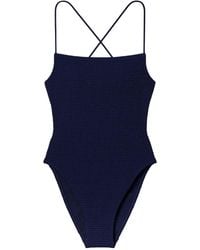 Tory Burch - Maillot De Bain À Design Froncé - Lyst