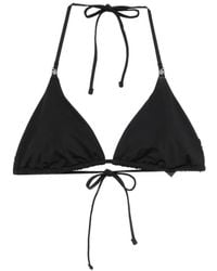 Tory Burch - Haut De Bikini À Plaque Logo - Lyst