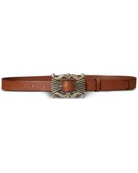 Polo Ralph Lauren - Decorative-Buckle Leather Belt - Lyst