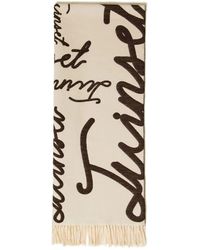 Twinset - Bufanda Con Letras Estampadas - Lyst