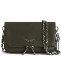 Zadig & Voltaire - Rock Grained Leather Bags - Lyst