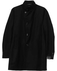 Tagliatore - Buttoned Coat - Lyst