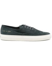 Common Projects - Suede-Tone Serial Number Sneakers - Lyst
