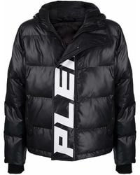 Philipp Plein - Logo-print Hooded Padded Jacket - Lyst