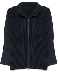 Homme Plissé Issey Miyake - Pleated Zip-Front Shirt Jacket - Lyst