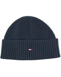 Tommy Hilfiger - Logo-embroidered Knitted Beanie - Lyst