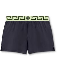 Versace - Badeshorts Mit Greca-Jacquardmuster - Lyst