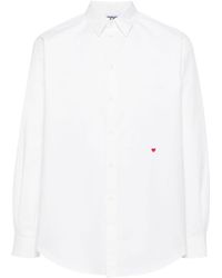 Moschino - Overhemd Met Geborduurd Hart - Lyst