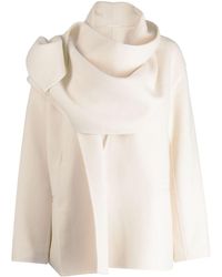 JNBY - Wrap-design Wool-blend Jacket - Lyst
