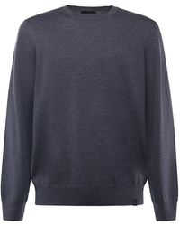 Fay - Top Met Ronde Hals - Lyst