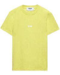 MSGM - T-Shirt À Détail De Logo - Lyst