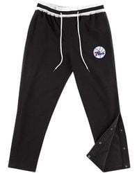 Mitchell & Ness - Philadelphia 76Ers Reversed Fleece Tearaway Track Pants - Lyst