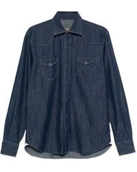 Barba Napoli - Klassisches Jeanshemd - Lyst
