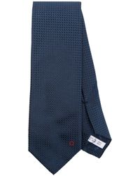 Ferragamo - Logo-Embroidered Silk Tie - Lyst