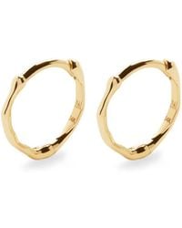Monica Vinader - 14Kt Mini Siren Muse Earrings - Lyst