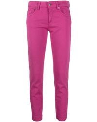 Dondup - Vaqueros Capri Rose De Talle Bajo - Lyst