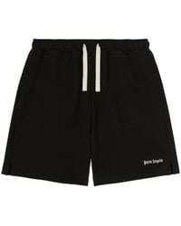 Palm Angels - Embroidered-logo Track Shorts - Lyst
