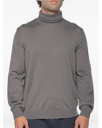 ARMANI EXCHANGE - Roll-Neck Fine-Knit Jumper - Lyst