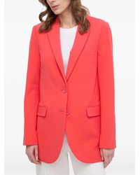 MICHAEL Michael Kors - Blazer Boutonné À Revers Crantés - Lyst