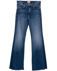 Mother - Lil Doozy Fray Denim Jeans - Lyst